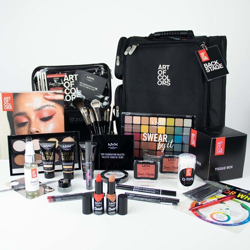dok laden Graf NYX Cosmetics make-up set + ZUCA Artist Backpack